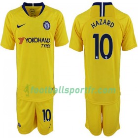 Tenue Chelsea Hazard 10 Enfant Extérieur 2018-2019 Maillot de Foot